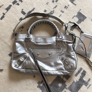 2005 Balenciaga First bag Silver with mirror